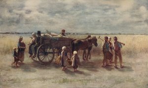Raccolta delle patate, 1844, c1915