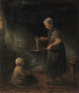 Le frittelle, c. 1875 da Jozef Israëls