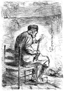 Il fumatore, c1880-1882 da Jozef Israëls