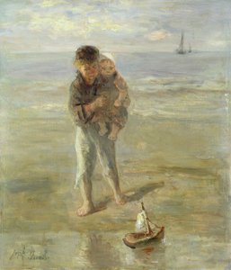 La barca giocattolo da Jozef Israëls