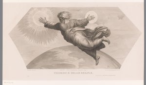 Dio crea il sole e la luna da Jozef Karel De Meulemeester