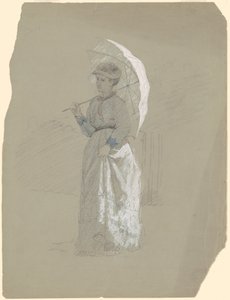 Donna con parasole