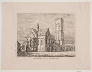 Cattedrale di Ribe dal lato nord-est