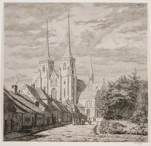 Cattedrale di Roskilde, vista da sud-ovest