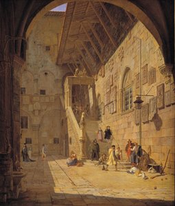 Il cortile del Palazzo del Bargello. Firenze