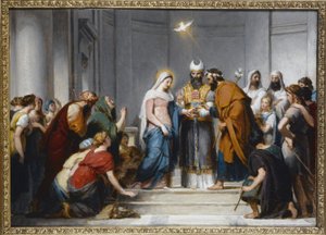 Il Matrimonio della Vergine. Studio per la composizione della chiesa di Notre-Dame-de-Lorette, circa 1833 da Jérôme Martin Langlois