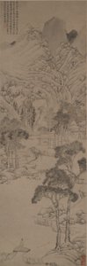 Paesaggio nello stile di Wen Zhengming da Ju Jie