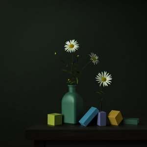 Vaso Daisy con motivi geometrici da Juan Antonio Palacios