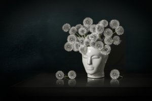 Vaso "Dandelion Head" da Juan Antonio Palacios