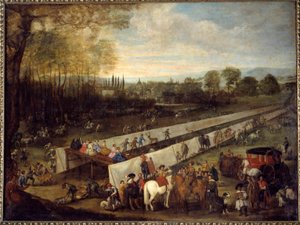La caccia di Tabladillo ad Aranjuez da Juan Bautista Martinez del (attr. to) Mazo
