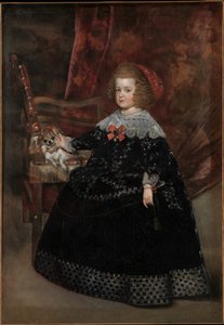 Maria Teresa (1638-83), Infanta di Spagna, c.1645 da Juan Bautista Martinez Del Mazo