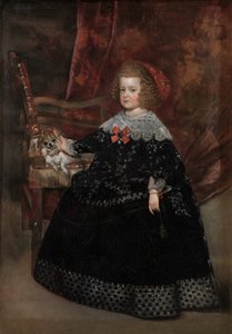 Maria Teresa, Infanta di Spagna, c.1645 da Juan Bautista Martinez Del Mazo