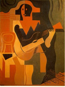 Arlecchino con chitarra