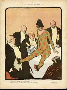 Illustrazione di J Gris in Le Rire da Juan Gris