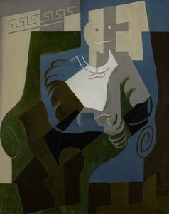 Arlecchino seduto, c.1920 da Juan Gris