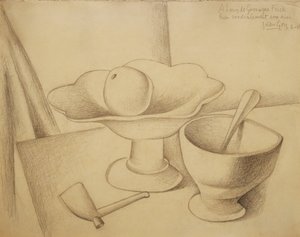 Natura morta con fruttiera, 1919 da Juan Gris