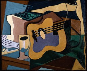 Natura morta con chitarra, ottobre-novembre 1920 (olio su tela)