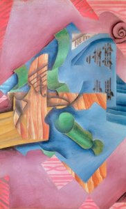 Violino e bicchiere (Natura morta) da Juan Gris