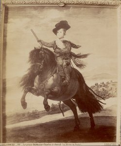 Velazquez. Il principe Baldassarre Carlo a cavallo (Museo del Prado)