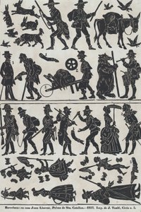 Foglio 2 di figure per marionette cinesi