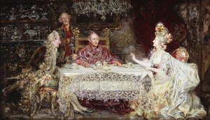 Cena con il cardinale da Juan Pablo Salinas Tervel