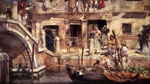 Su un canale veneziano