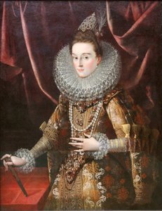 Infanta Isabella Clara Eugenia di Spagna da Juan Pantoja de la Cruz