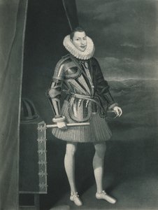 Filippo III in armatura, 1605, 1904 da Juan Pantoja de la Cruz