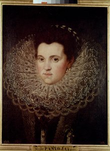 Ritratto di una signora da Juan Pantoja de la Cruz