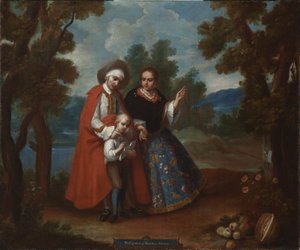 VII. Da spagnolo e morisca, albino, c.1760