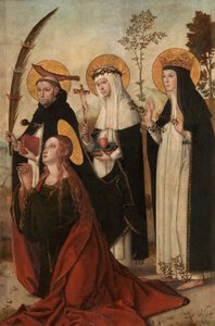 Maria Maddalena, Pietro da Verona, Caterina da Siena e Margherita d