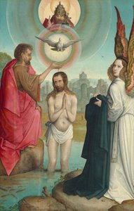 Il battesimo di Cristo da Juan de Flandes