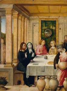 Le nozze di Cana, c.1500-4 da Juan de Flandes
