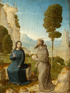La tentazione di Cristo, 1500/04 circa (olio su tavola) da Juan de Flandes