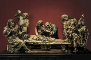 La sepoltura di Cristo (legno policromo)