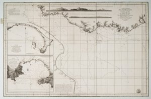 Carta del Sud America e della costa atlantica da Juan de Langara