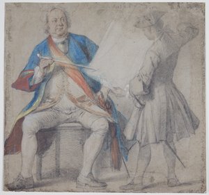 Eremita morente, il monaco Juan, accanto a lui un teschio e una croce con il Cristo crocifisso da Juan de Valdes Leal