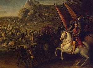 Scena di battaglia, 1643 da Juan de la Corte