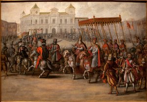 La strada per il Sacro Imperiale di Carlo V a Bologna, 24 febbraio da Juan de la Corte