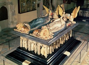 Tomba di Giovanni Senza Paura (1371-1419) e Margherita di Baviera (1376-1434) Duca e Duchessa di Borgogna, 1444-70 da Juan de la Huerta