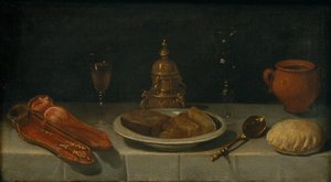 Natura morta e tavola apparecchiata da Juan van der Hamen