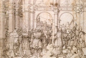 Il suicidio di Lucrezia da Jörg Breu the Elder