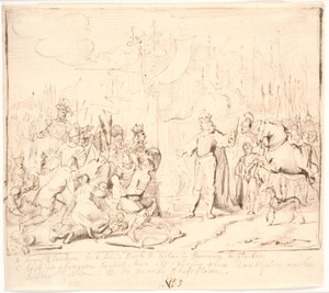 Christian I lascia che il re svedese Erik vada in Pomerania nel 1449 da Jürgen Ovens