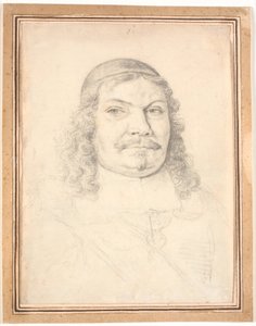 Ritratto del cancelliere di Holstein-Gottorp Johan Adolph Kielman von Kielmanseck (1612-1676). Ritratto a mezzo busto frontale a destra