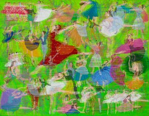 Movimenti di danza pieni di energia