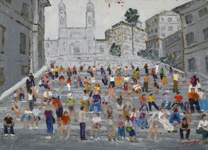 La vivace Piazza di Spagna da Jukyong Park