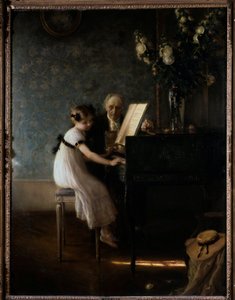 La lezione di clavicembalo