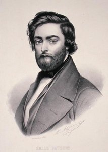 Ritratto di Emile Prudent (1817-63) inciso da Marie Alophe (1812-83) (litografia) da Jules (after) Laure