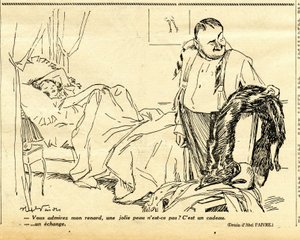 Candido, Satirico in N & B da Jules Abel Faivre