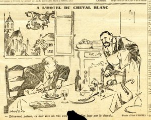 Candido, Satirico in N & B da Jules Abel Faivre